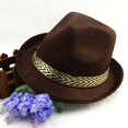 thumbnail image 2 of Men Jazz Hat Sunshade Photo Prop Chic Color Matching Sunhat, 2 of 5