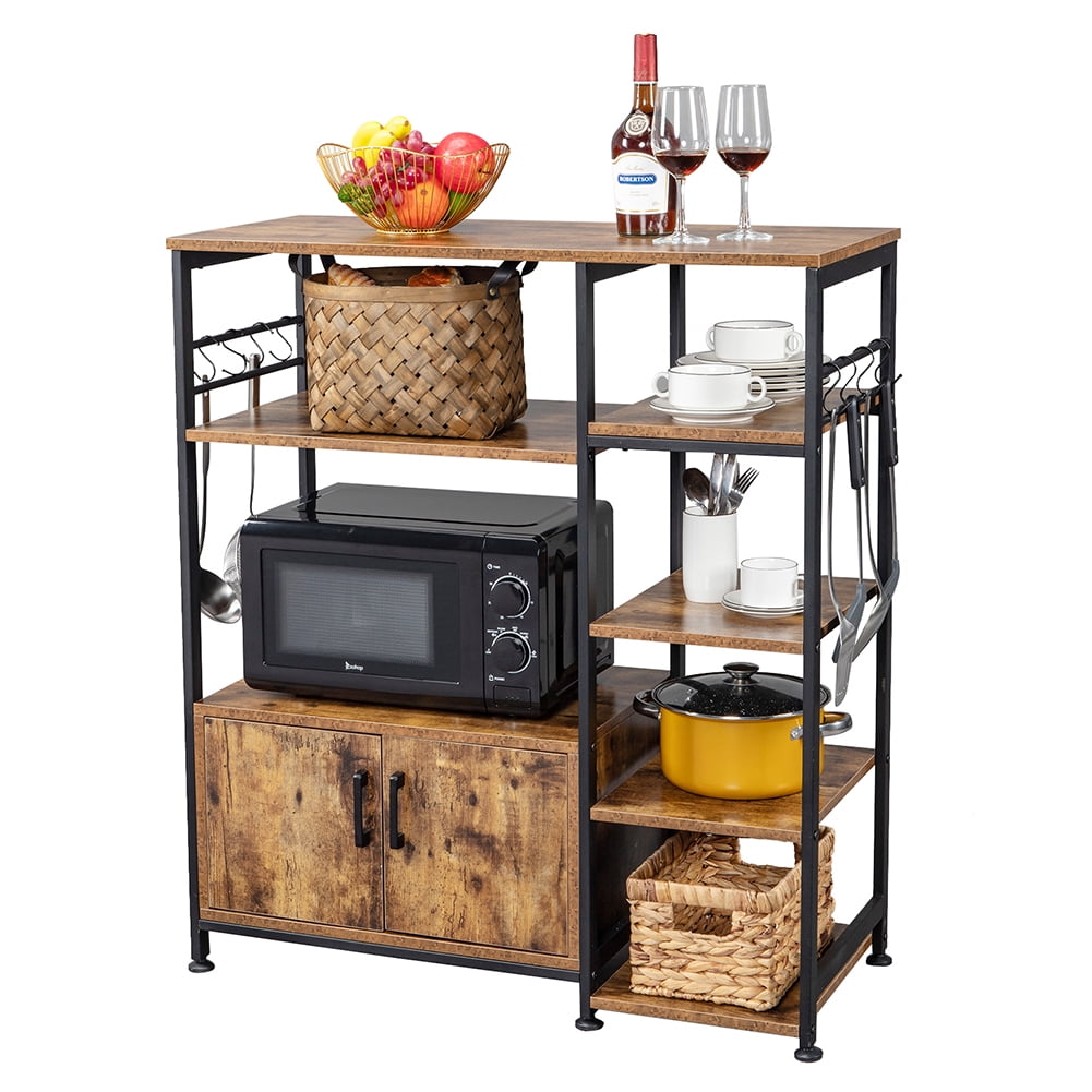 Lowestbest Multi-Purpose 5-Layer Metal Kitchen Bread Rack, Microwave Oven Storage Rack and Oven Rack Lowestbest Multi-Purpose 5-Layer Metal Kitchen Bread Rack, Microwave Oven Storage Rack and Oven Rack