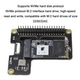thumbnail image 2 of Adaptateur PCIe vers M.2 pour Raspberry Pi 5, Supporte le Protocole NVMe M.2 U K O1P3, 2 of 8