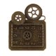 thumbnail image 4 of 10 Piezas DIY Reloj De Engranaje Vintage Haciendo Colgantes Decoración De Hogar Artesanal De Bronce Soledad Reloj del engranaje colgante, 4 of 7