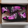 thumbnail image 3 of Breast Cancer Awareness In October We Wear Pink Running Shoes Sneakers Mesh Black Size 5, 3 of 5