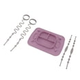 thumbnail image 1 of Mantel Individual Dividido, Reduce Los Derrames, Placa De Succión De Silicona Para Bebés Con 4 Correas De Juguete Para Niños, 1 of 7