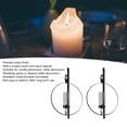 thumbnail image 4 of Geometric Wire Candle Holders, 2Pcs Iron Candlestick Holder Table Candle Stand for Fireplace Mantel Coffee Tabletop Counter, 4 of 7
