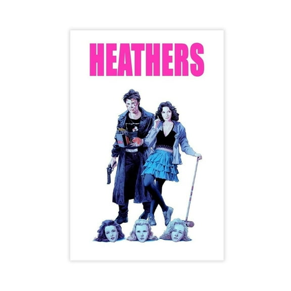 Heathers Old Movie Poster 90s Classic Canvas Poster Bedroom Decor Landscape Office Room Decor Gift