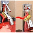 thumbnail image 5 of Set of 3 Pc Mini Wire Brush Cleaning Tool Kit Brass, Nylon, Stainless Steel Bristles, Gas Cleaning Brushes Iron Nylon Copper Wire for Car Kitchen Gas Stove Cleaning Tool, 5 of 8