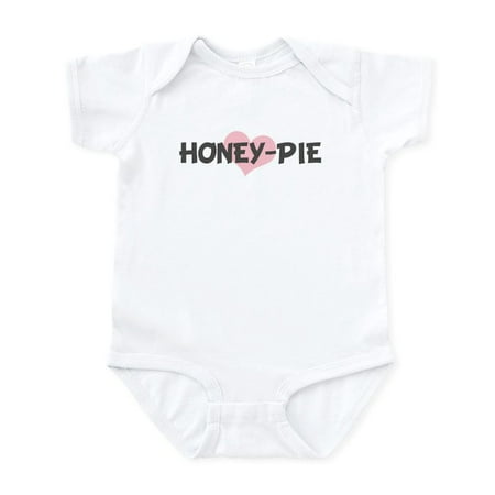 

CafePress - HONEY PIE (Pink Heart) Infant Bodysuit - Baby Light Bodysuit Size Newborn - 24 Months