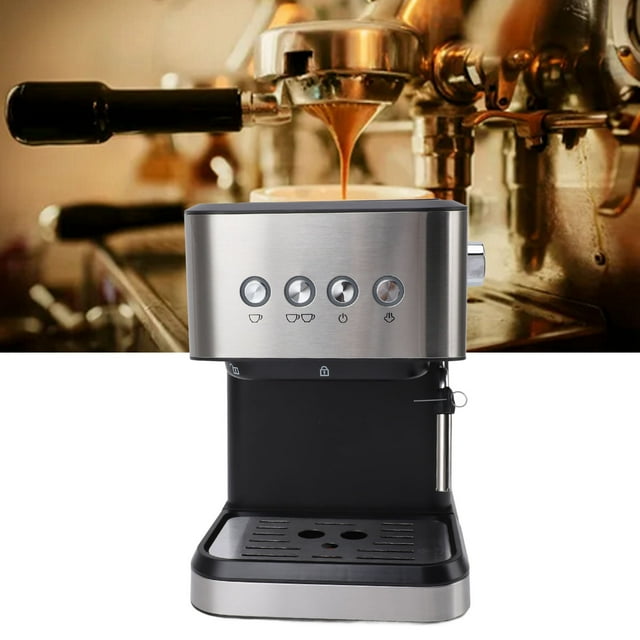 Coffee Maker, 20Bar Semi Automatic Coffee Machine Fast Preheating for Coffee Shop