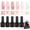 Crimson Blush, variant on modelones Builder Nail Gel, Base Colors 8-in-One Jelly Caramel Brown Nude Pink Clear Builder Nail Gel Polish for Hard Extension Rubber Lamp Cured 6 Colors