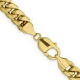 thumbnail image 4 of 10K Yellow Gold Jbsp's Semi-Solid 9.3mm Miami Cuban Chain (24 X 9.3) Made In South Africa 8231-24, 4 of 5
