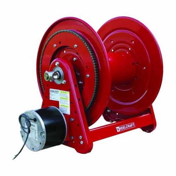 Reelcraft Motor Hose Reel,200 ft (1/2 in I.D.),Red EA32112 L12D
