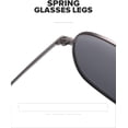 thumbnail image 4 of Polarized Retro Metal Men's Driving Glasses Sunglasses (Color : D, Size : Medium), 4 of 4