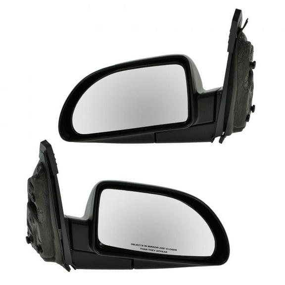 TRQ Black Folding Power Side View Mirrors Left & Right Pair Set for Saturn Vue MRA04848