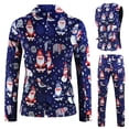 thumbnail image 4 of guisaled Christmas Mens Suits 3 Piece Slim Fit Dressy Party Suit One Button Cute Xmas Holiday Printed Jackets Vest Pants Suits Outfits, 4 of 9