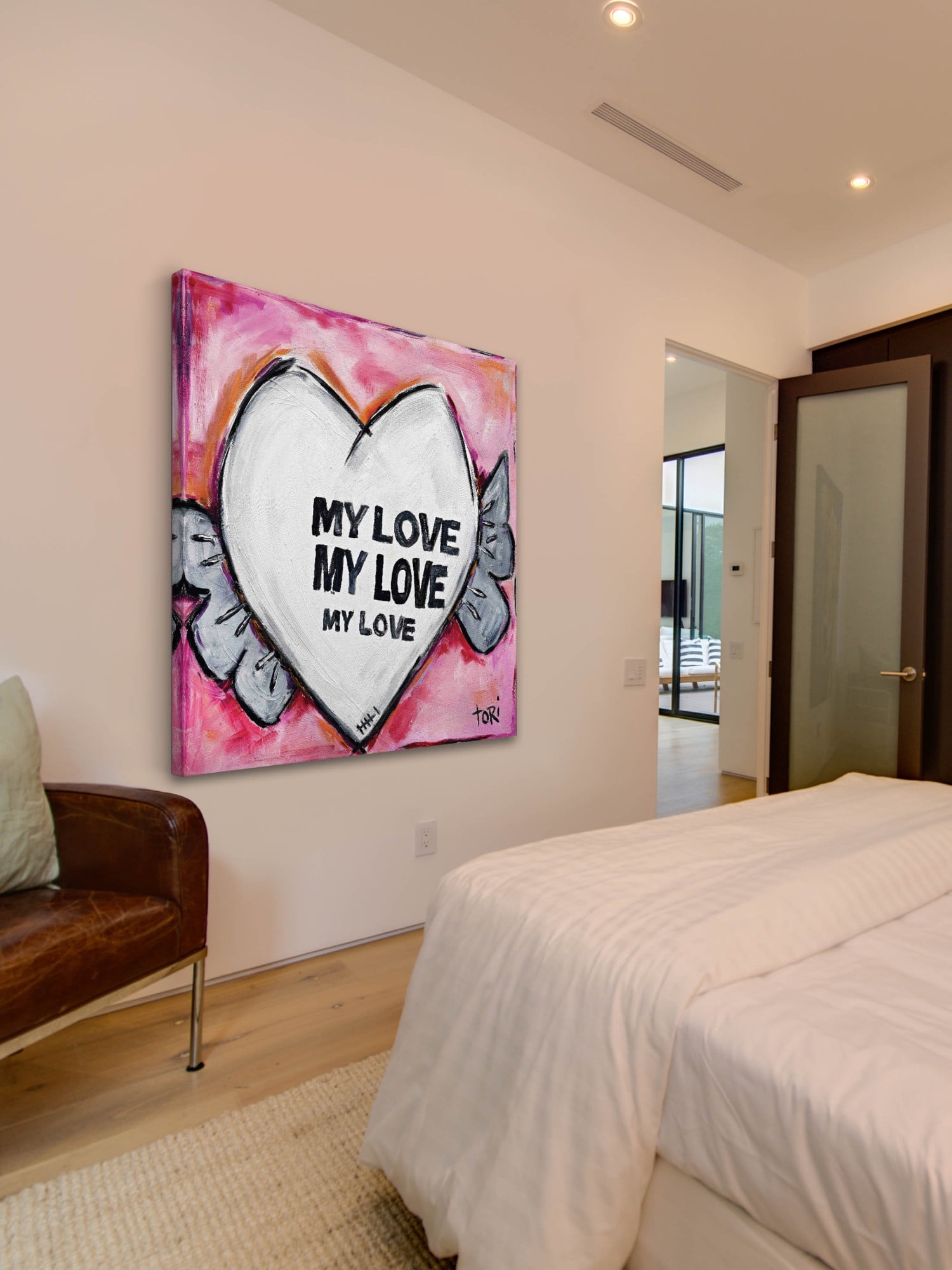 Marmont Hill "My Love" by Tori Campisi Painting Print on Canvas