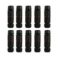 thumbnail image 1 of MasteelfCA 10pcs Waterproof Cable Connector Wire Splice for Outdoor Light (Assorted Color), 1 of 7