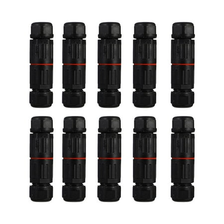 

10pcs Waterproof Cable Connector Wire Splice for Outdoor Light (Assorted Color)