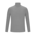 thumbnail image 3 of fatyb Turtleneck Sweater for Men Casual Knit Warm Pullover Long Sleeve Fall Winter Mens Thermal Sweaters, 3 of 6