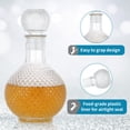 thumbnail image 4 of Decantador MDLUU Glass 1000 ml/33.8 oz con tapón hermético, 4 of 7