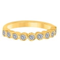thumbnail image 2 of Aonejewelry 0.50 Carat Engagement Wedding Band Bezel 14K Solid Yellow Gold Genuine Diamond, 2 of 3