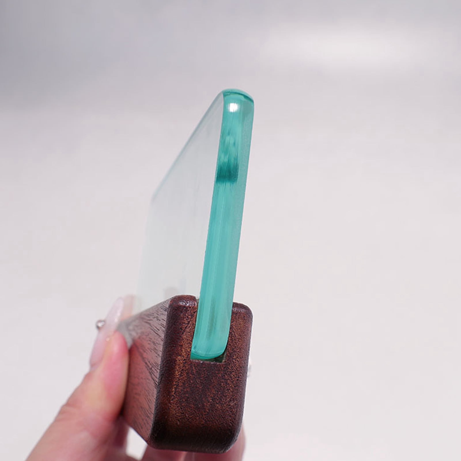 Glass Scrapers Tool Leathercraft Glass Slicker Leather Burnishing Tool For Leather Projects And Workshops