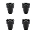 thumbnail image 1 of Toystoory Almohadillas para pies de muletas, 4 piezas, resistentes al desgaste, herramienta de bastón para senderismo, puntas de repuesto, para Escalada Negro 19 Hoyos, 1 of 6