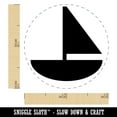 thumbnail image 2 of Sail Boat Solid Self-Inking Rubber Stamp Ink Stamper - Fuchsia Ink - Mini 1/2 Inch, 2 of 7