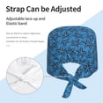 thumbnail image 3 of Scrub Caps Women Men, colours Starfish Adjustable Working Caps, Turban Hat Cleaning Working Cap with Sweatband, Elastic Bandage Tie Back Nurse Cap, 3 of 5