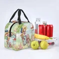 thumbnail image 1 of Cute Sarah Kay Girl Bike Ride Lunch Boxes Accessories Cartoon Village Life Thermal Cold Food Picnic Travel Lunch Bag Insulated, 1 of 1