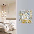 thumbnail image 4 of Yayeee Toggle Light Switch Wall Plate 3-Gang 6.37"x4.48" Decorative Outlet Cover, Yellow Floral, 4 of 7