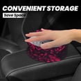 thumbnail image 2 of Round Car Trash Can 7×5.9in Waterproof, Durable, Not Easy To Fade, Easy To Install And Disassemble To Prevent Interior Pollution Darkmagenta Geometric Patterns_1, 2 of 7