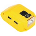 thumbnail image 1 of Charger Converter USB, Dual Charger Adapter USB Dcb090 for Dewalt 14.4v 18v 20v Li-ion Battery Charging Conv.-Xin, 1 of 1