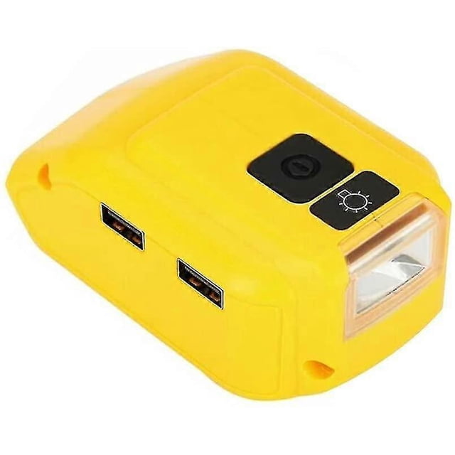 Charger Converter USB, Dual Charger Adapter USB Dcb090 for Dewalt 14.4v 18v 20v Li-ion Battery Charging Conv.-Xin