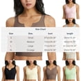 thumbnail image 3 of YueHuiYing Women's V Neck Crop Tops Basic Trendy Notched Sleeveless Slim Fit Summer Y2k Crop Tank Top, 3 of 5