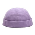 thumbnail image 2 of Dyfzdhu Winter Faux Fluffy Hip Hop Hats Women Outdoor Warm Hat Soft Velvet Fisherman Cap Lady Panama Purple, 2 of 7