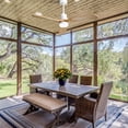 thumbnail image 5 of Sofucor 52 Inch Ceiling Fan with Lights and Remote Control-Modern Solid Wood Blade Ceiling Fan for Bedroom Living Room Indoor Outdoor Farmhouse Patio, Noiseless DC Motor, Natural Wood, 5 of 13