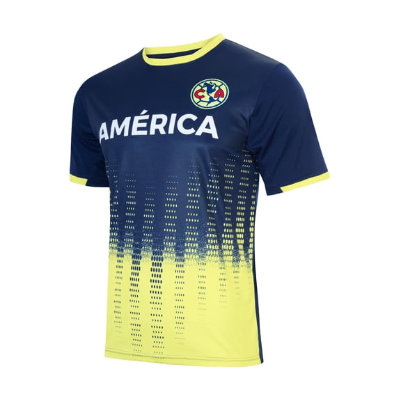 Club America Offically Licensed Jersey - Adult Soccer Game Day Jersey Inspired Shirt | Frequency, Yellow, Small