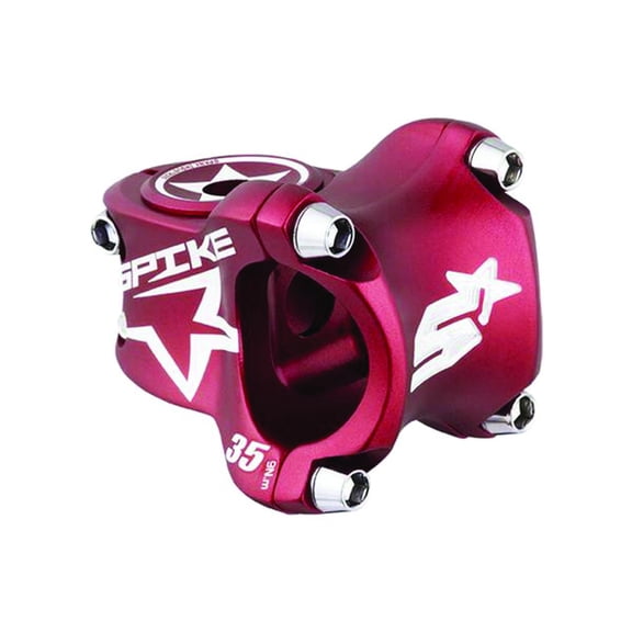 Spank Spike Race 2 Stem - 35mm, 31.8 Clamp,  /-0, 1 1/8", Aluminum, Red