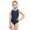 Dark Blue, variant on XBASW Kids Baby Girls Swimsuits One Piece Swimwear Summer Bathing Suit for Practice Competition 2-10T