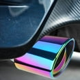 thumbnail image 4 of 63mm Exhaust Pipe Exhaust Muffler Tip Stainless Steel Single Bend, 4 of 5