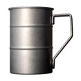 thumbnail image 2 of guohui Camping Cup Beer Mug Reusable Versatile Durability Practical Portable Coffee Mug gray, 2 of 8