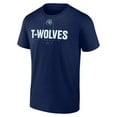 thumbnail image 2 of Men's Anthony Edwards Navy Minnesota Timberwolves Behind The Back Name & Number T-Shirt, 2 of 3