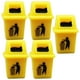 thumbnail image 4 of KAKOWELY 5 botes de basura en miniatura, modelo de basura, decoración de mesa de arena., 4 of 5