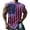Purple, variant on Men's Vintage American Flag Sleeveless Tank Top, Distressed Print Casual Muscle Shirt for Gym and Daily Wear