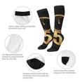 thumbnail image 3 of Fuzoiu 2025 Happy New Year Print Adult Stockings,Crew Socks,Unisex Fashion Socks, Casual Sports Socks,Comfortable Crew Socks for Everyday Wear and Sports, 3 of 6
