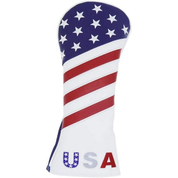 USA Flag Golf Driver Cover Fairway Wood Hybrid Headcover for Taylormade Odyssey