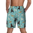 thumbnail image 4 of Daiia Cute Dog Mens Swim Trunks Swim Shorts Quick Dry Swim Shorts with Mesh Lining Pockets-X-Large, 4 of 9