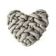 thumbnail image 3 of AZXY Valentine's Day Heart-Shaped Knotted Throw Pillow, Soft Plush Decorative Cushion for Sofa, Couch, Bed, Cute Love Knot Pillow Toy Gift for Lover, Kids, Valentine's, Mother's Day, Wedding Decor, 3 of 6