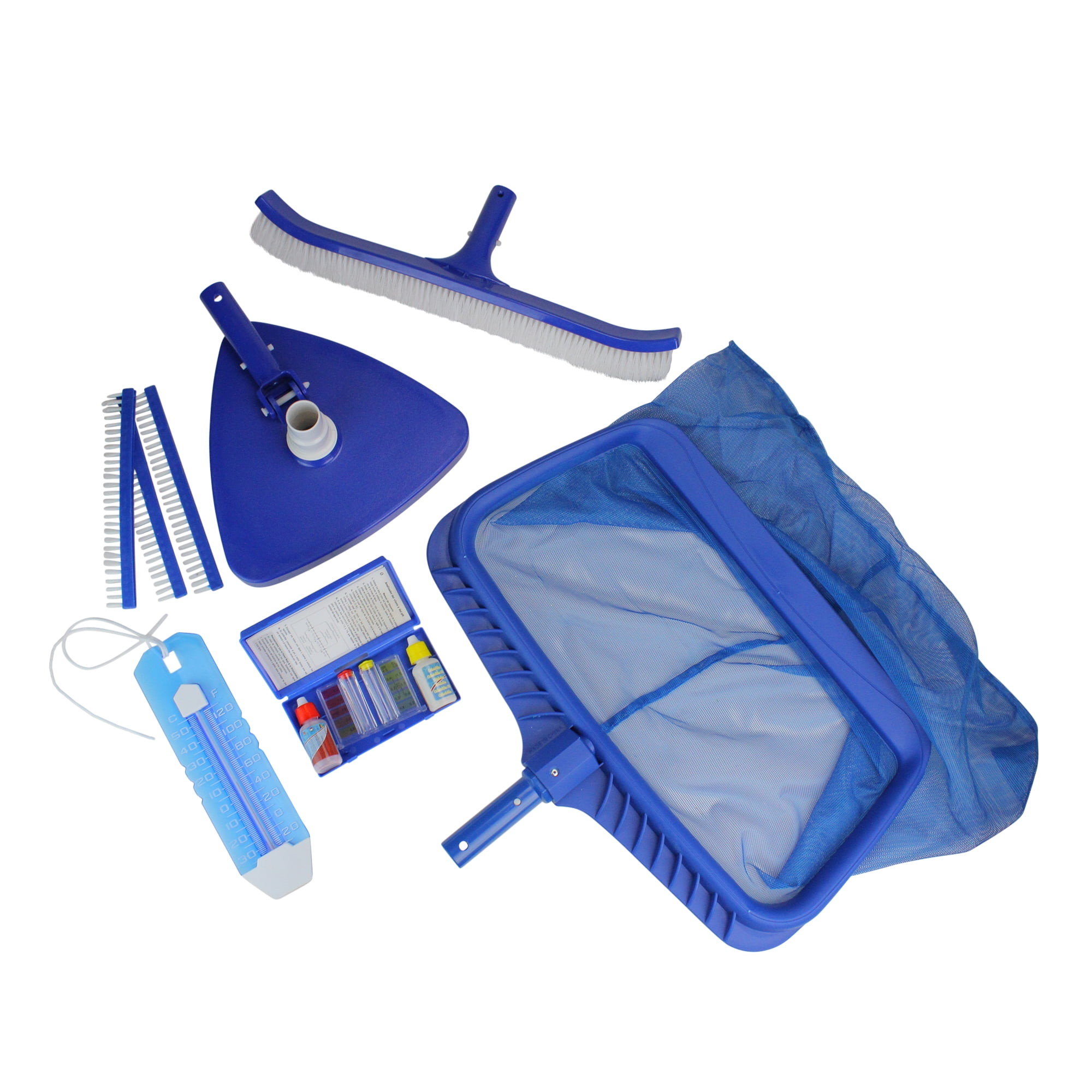 5Piece Deluxe Pool Cleaning Maintenance and Test Kit Set