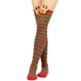 thumbnail image 2 of Calcetines hasta la rodilla de tubo largo de Navidad para mujer, liga a rayas, accesorios bonitos, fiesta de Navidad Fridja  nalpqowj28137, 2 of 6