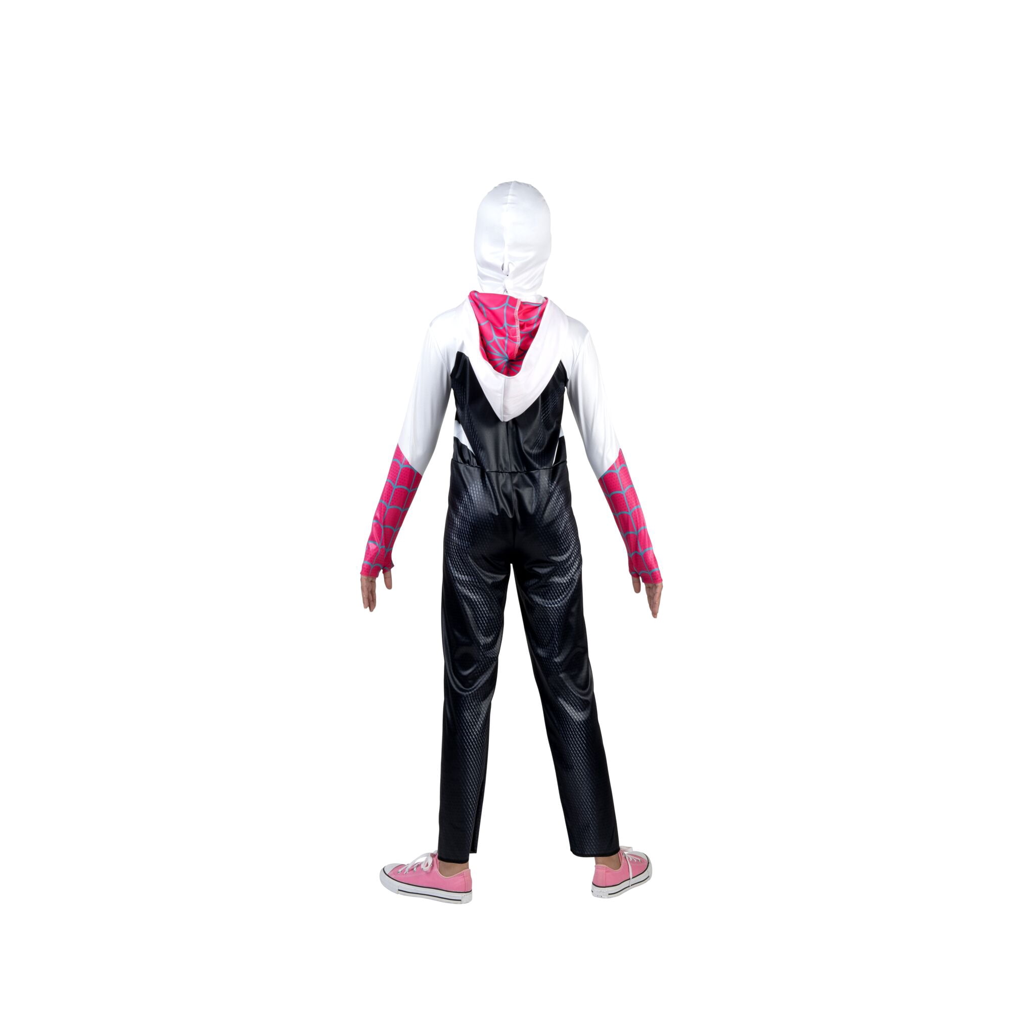 Marvel Spider Gwen Halloween Costume for Children, Girls' Size S (6), by Jazwares